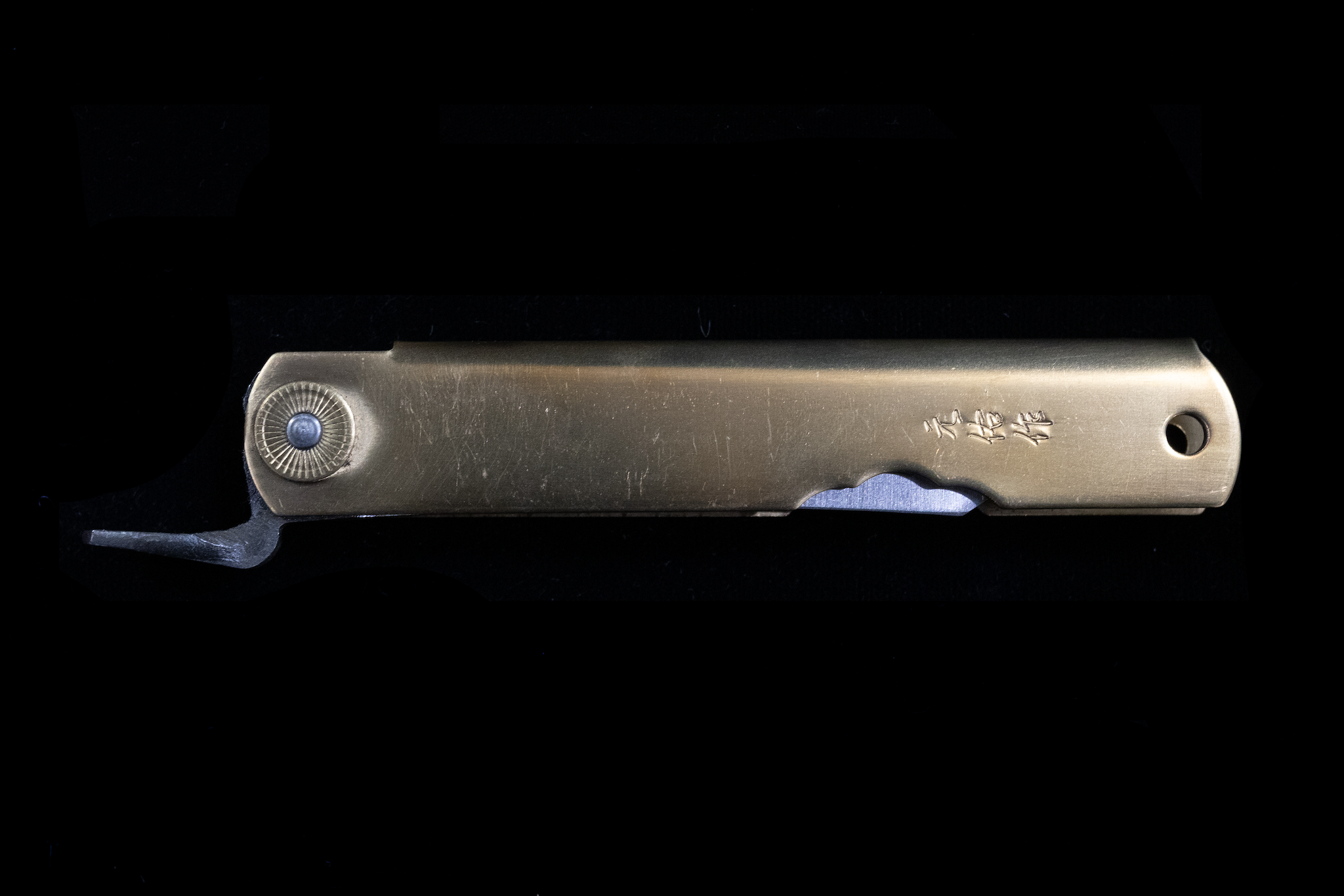 Special Forged Folding Knife - Brass Handle