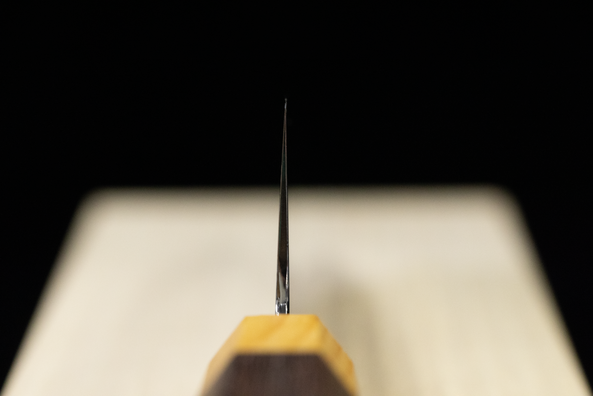 Gesshin Uraku 210mm White #1 Mizu-Honyaki Wa-Gyuto