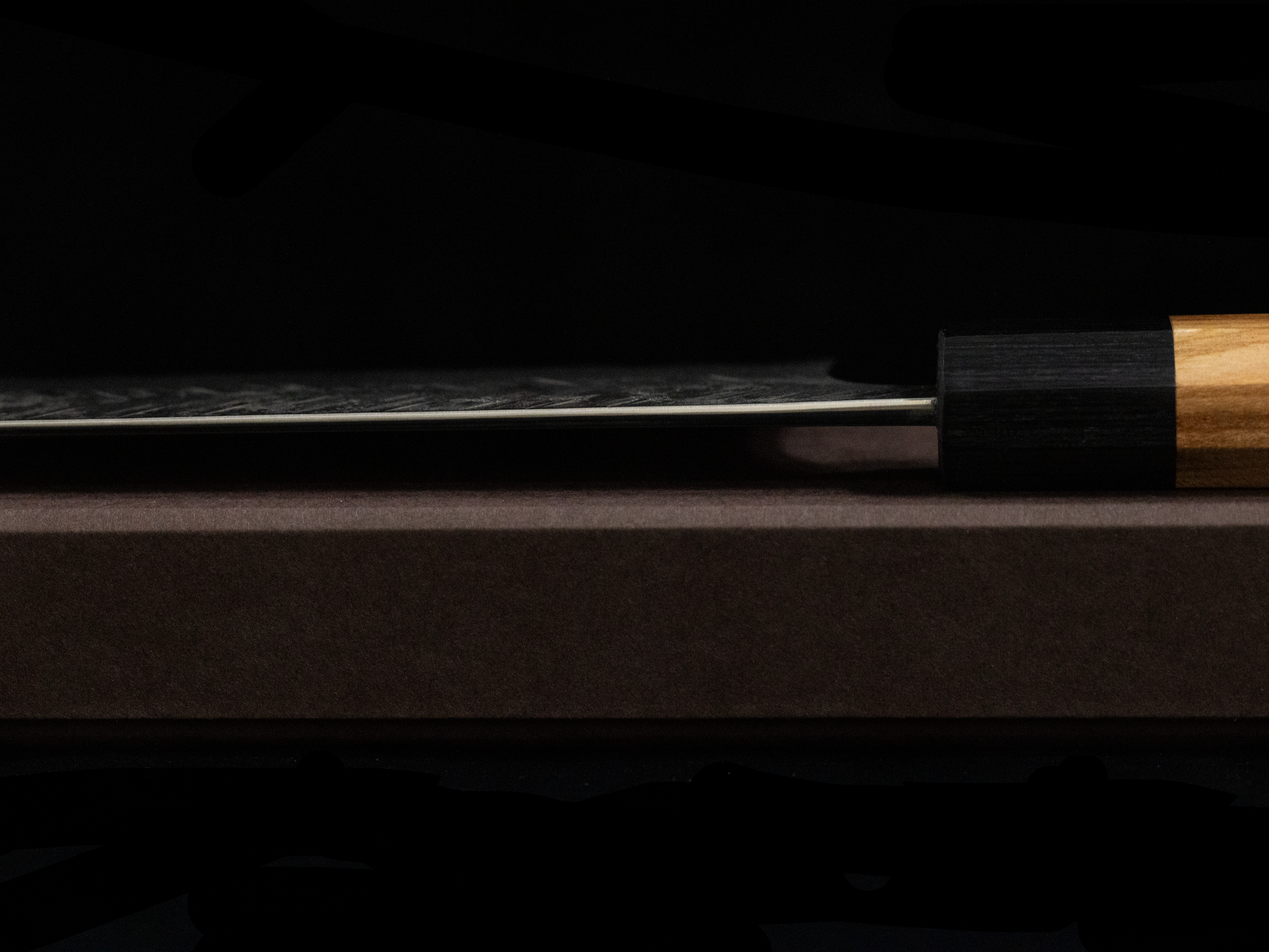 Yoshimi Echizen 240mm Stainless Clad Blue Super V-Hammered Wa-Gyuto