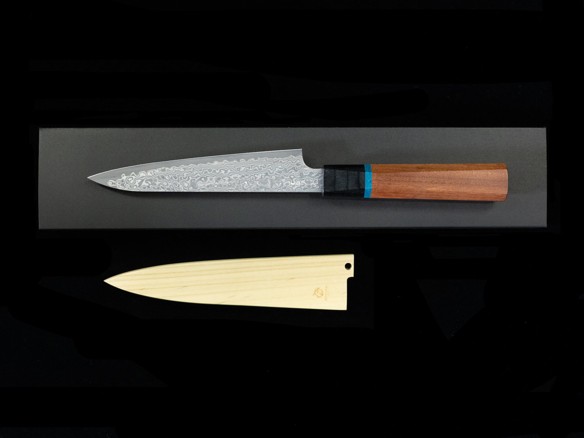 Bontenunryu Kai 135mm Stainless Damascus Wa-Petty