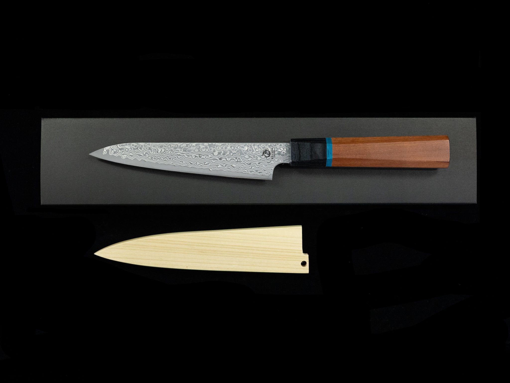 Bontenunryu Kai 135mm Stainless Damascus Wa-Petty