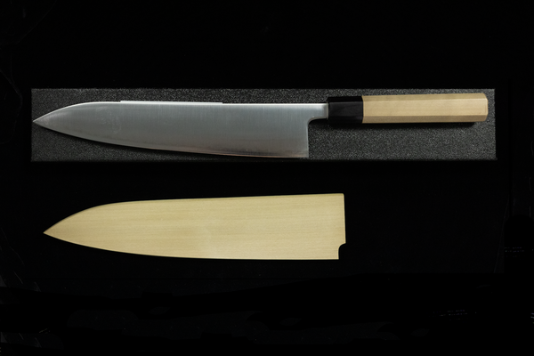 Ikazuchi 240mm Stainless Clad Blue Super Wa-Gyuto