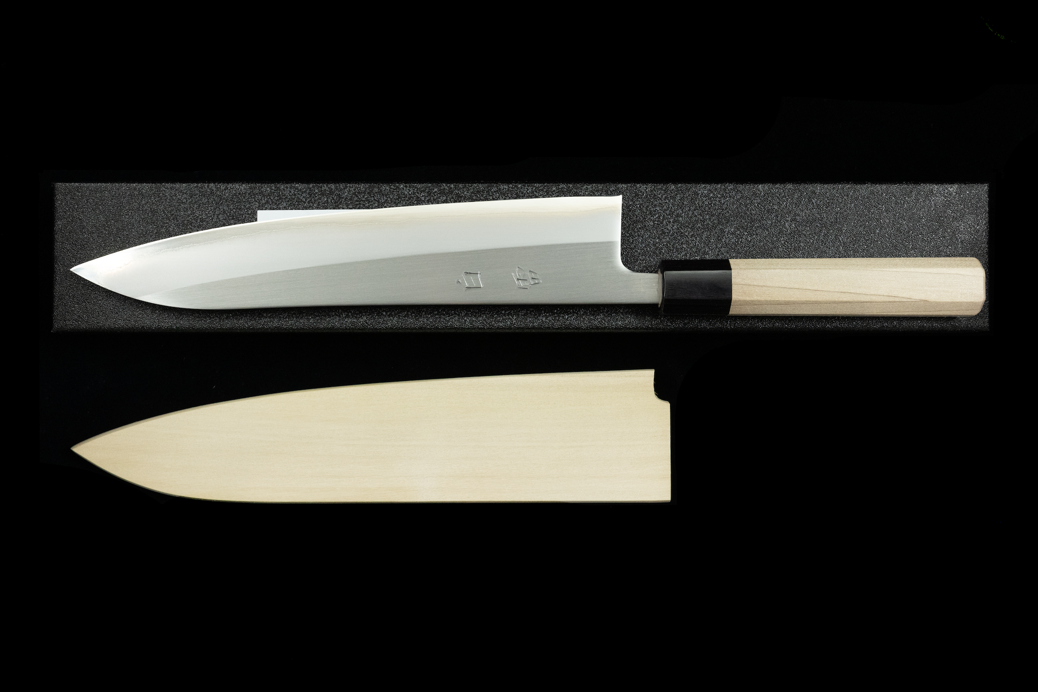Ikazuchi 240mm Stainless Clad White #1 Wa-Gyuto