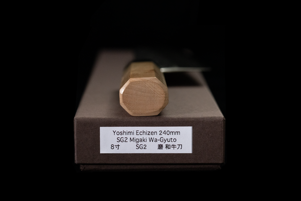 Yoshimi Echizen 240mm SG2 Migaki Wa-Gyuto