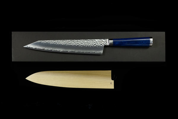 Souryurin 240mm Hammered Damascus Gyuto