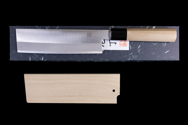 Gesshin Uraku 180mm Stainless Clad HAP40 Nakiri