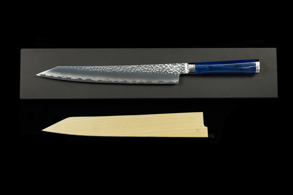Souryurin 260mm Hamered Damascus Sujihiki