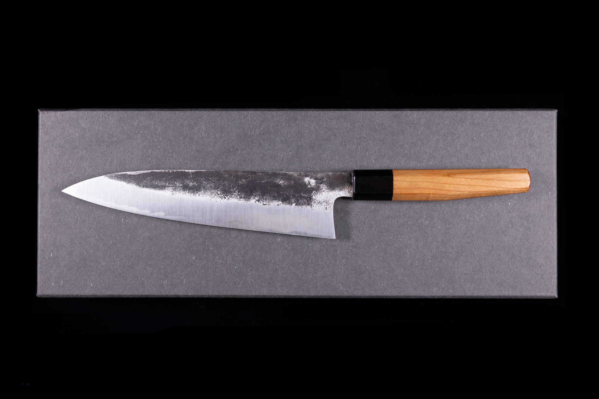 Asano Kajiya 210mm Stainless Clad White #1 Wa-Gyuto