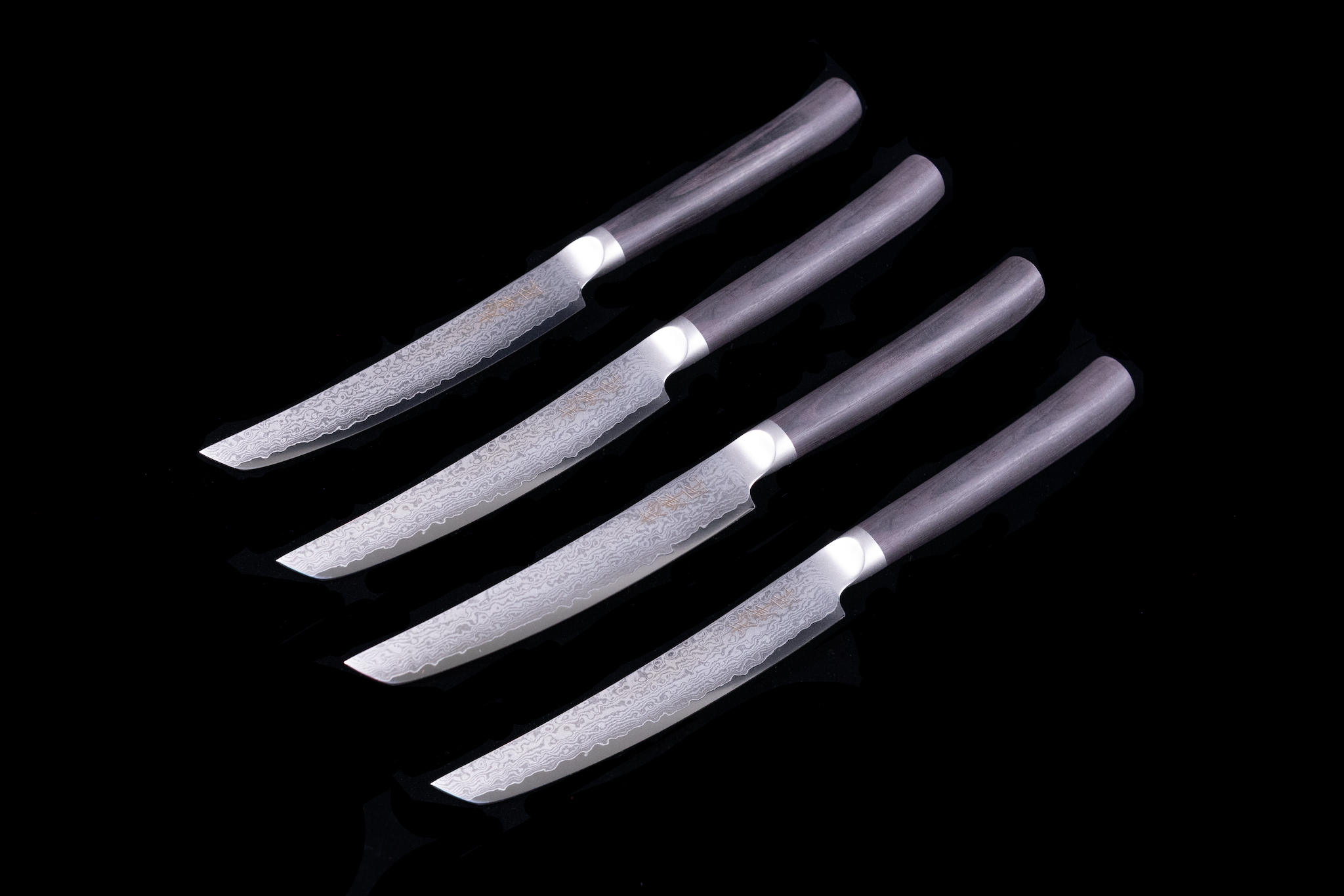 Damascus Steak Knife Set