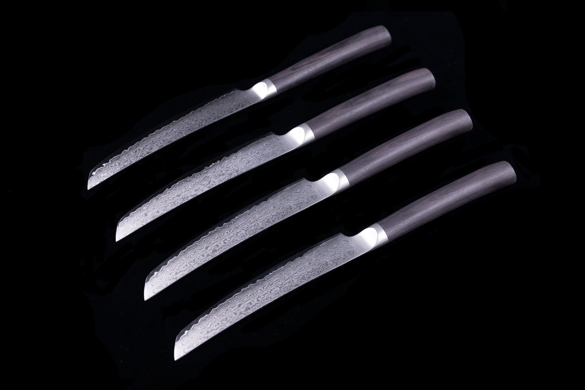 Damascus Steak Knife Set