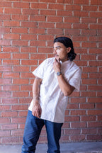 Le Metier, Short-Sleeve Work Shirt - Natural