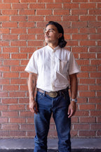 Le Metier, Short-Sleeve Work Shirt - Natural