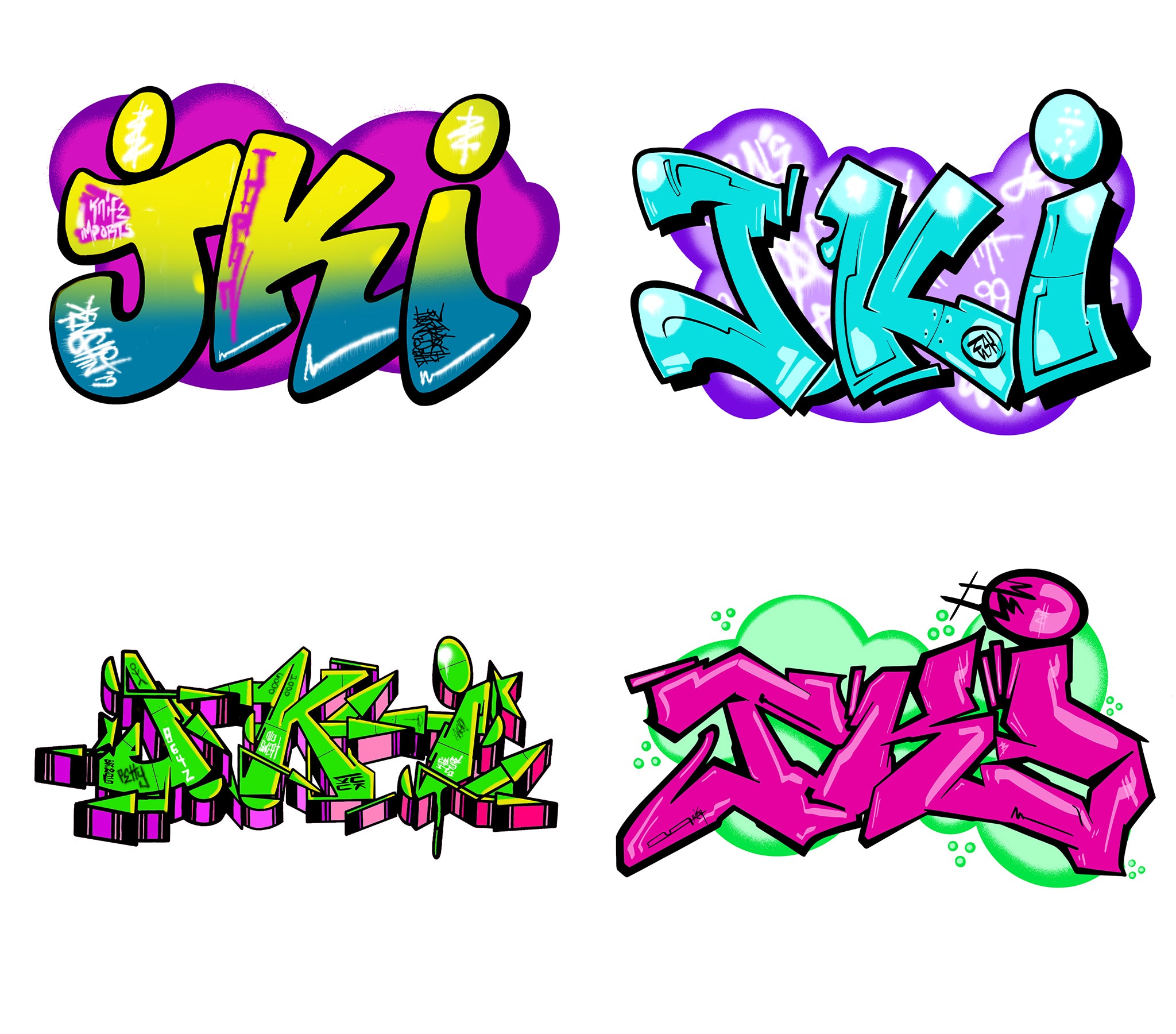 JKI Sticker 4-Pack
