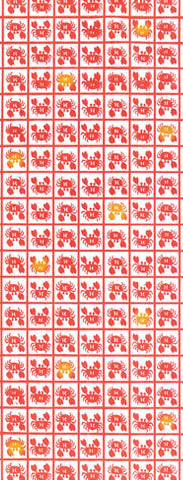 Tenugui - Kani Checkered (Crabs)