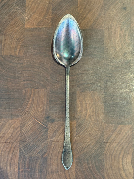 Gestura 01 Gunmetal Solid Spoon- Laser Engraved