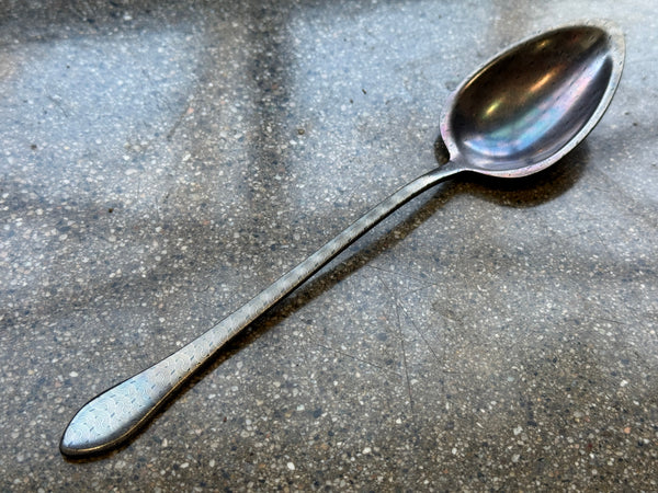 Gestura 01 Gunmetal Solid Spoon- Laser Engraved