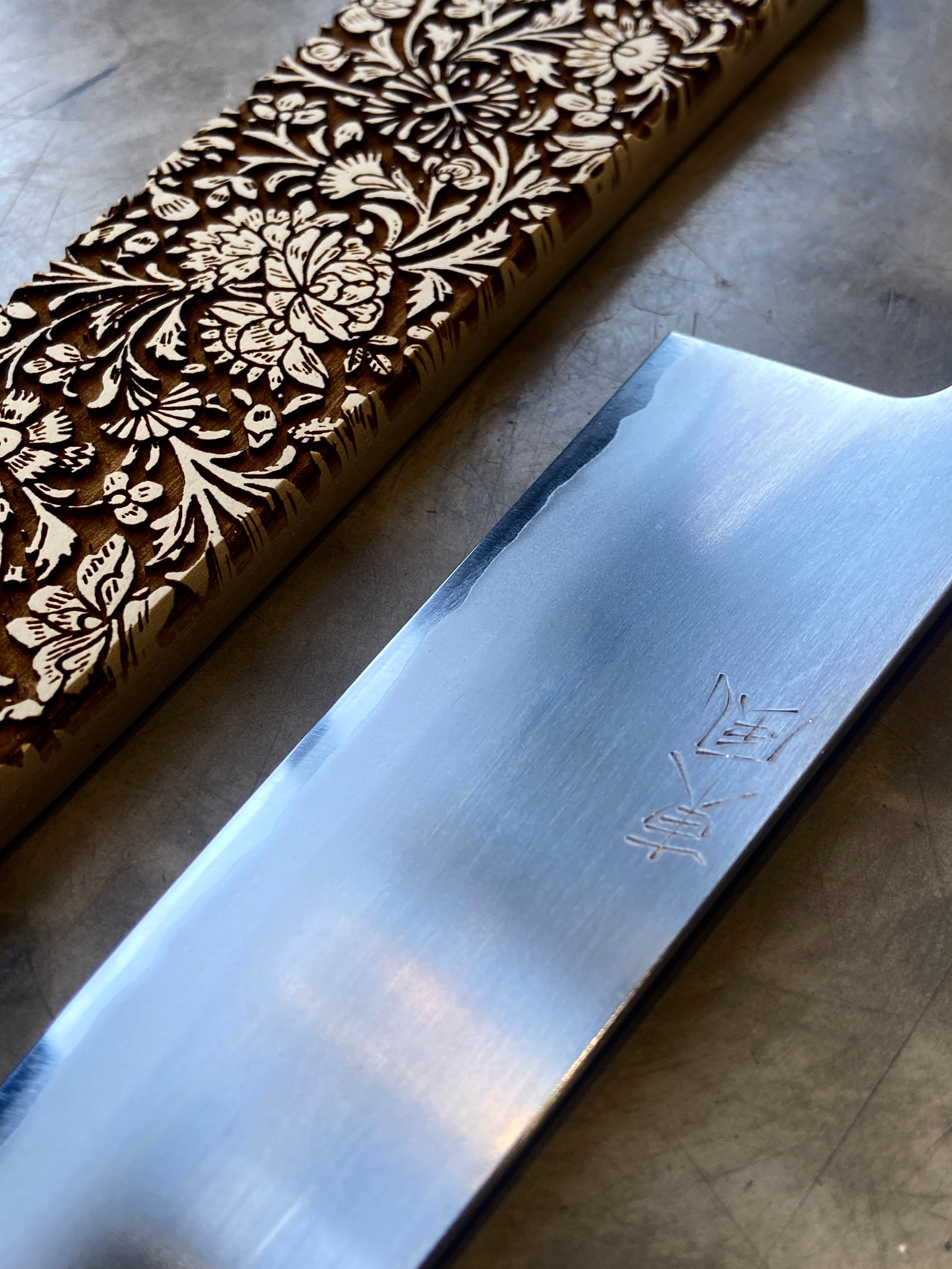 Kochi 210mm Migaki Stainless Clad Carbon Wa-Gyuto