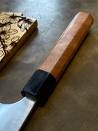 Instagram Special - Yoshimi Echizen 240mm Stainless Clad White #2 Migaki Wa-Gyuto
