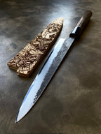 Instagram Special - Kochi 180mm Kurouchi Stainless Clad Carbon Wa-Petty