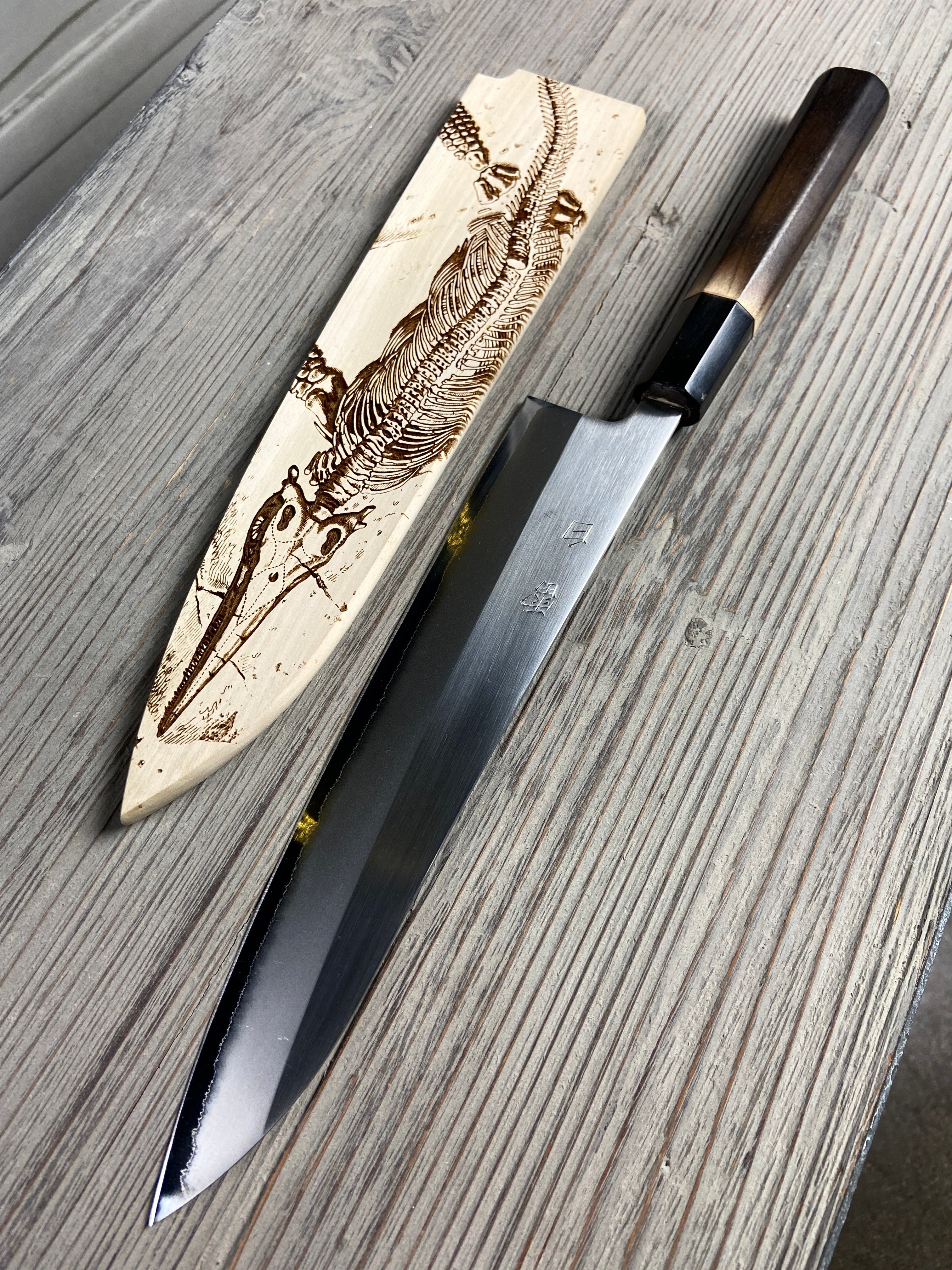Instagram Special - Ikazuchi 240mm Stainless Clad White #1 Wa-Gyuto ver. 1