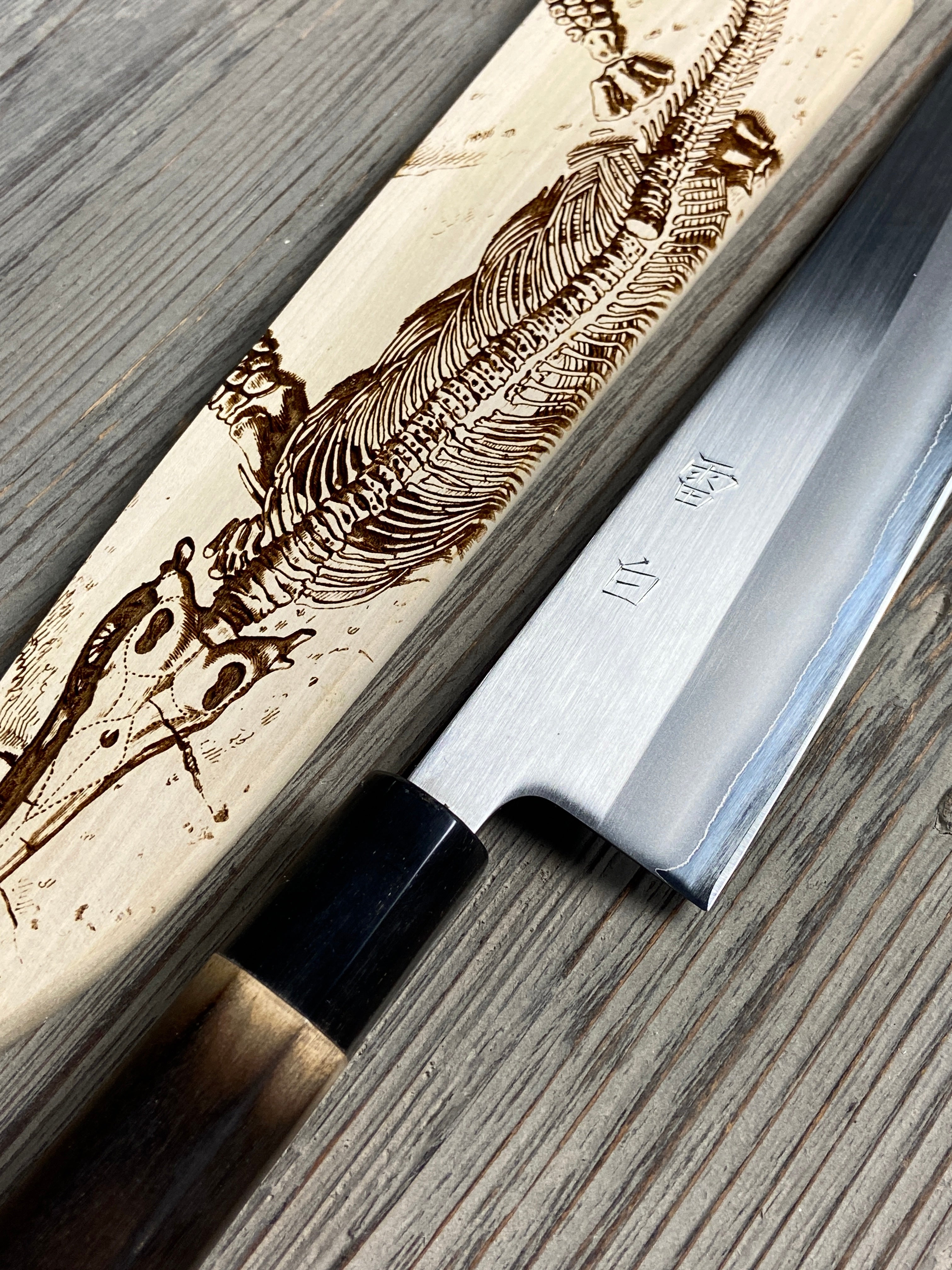 Instagram Special - Ikazuchi 240mm Stainless Clad White #1 Wa-Gyuto ver. 1