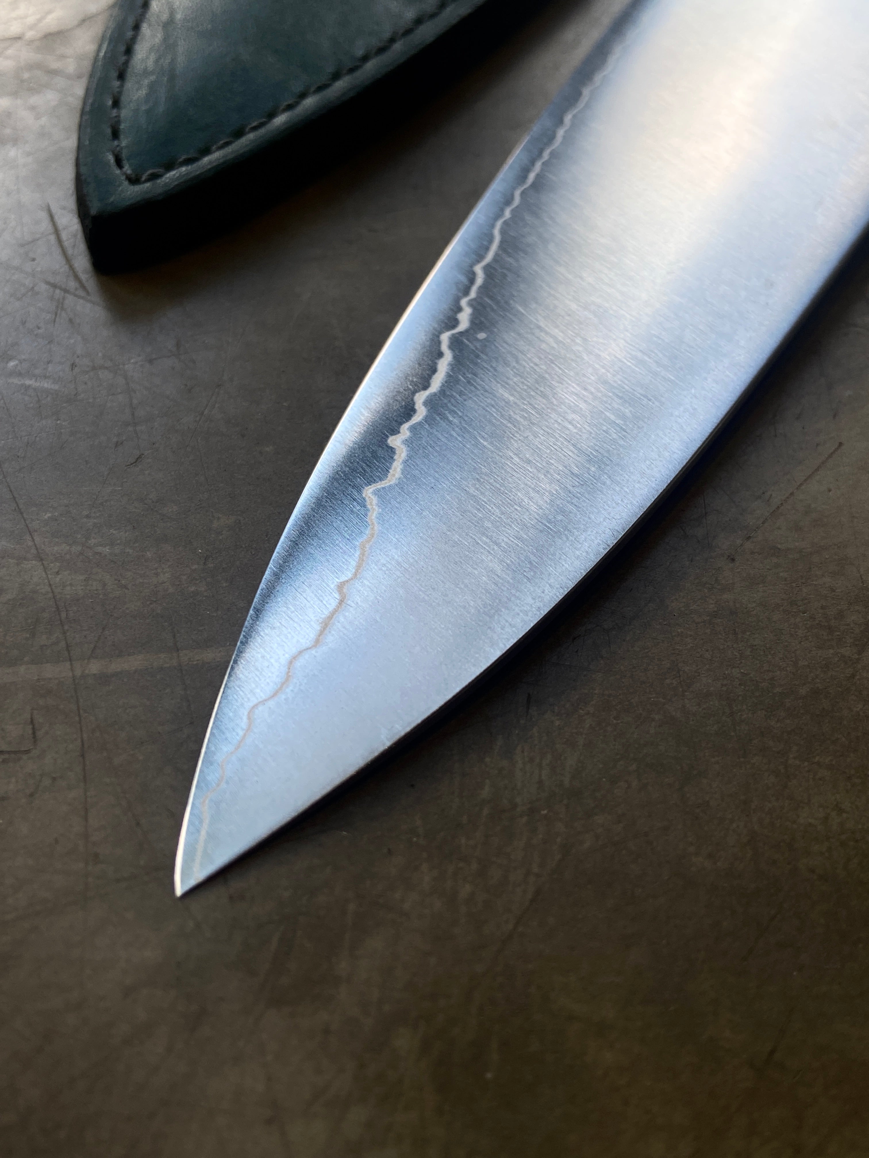 Jun 210mm Stainless Wa-Gyuto with Borneo Ironwood Handle