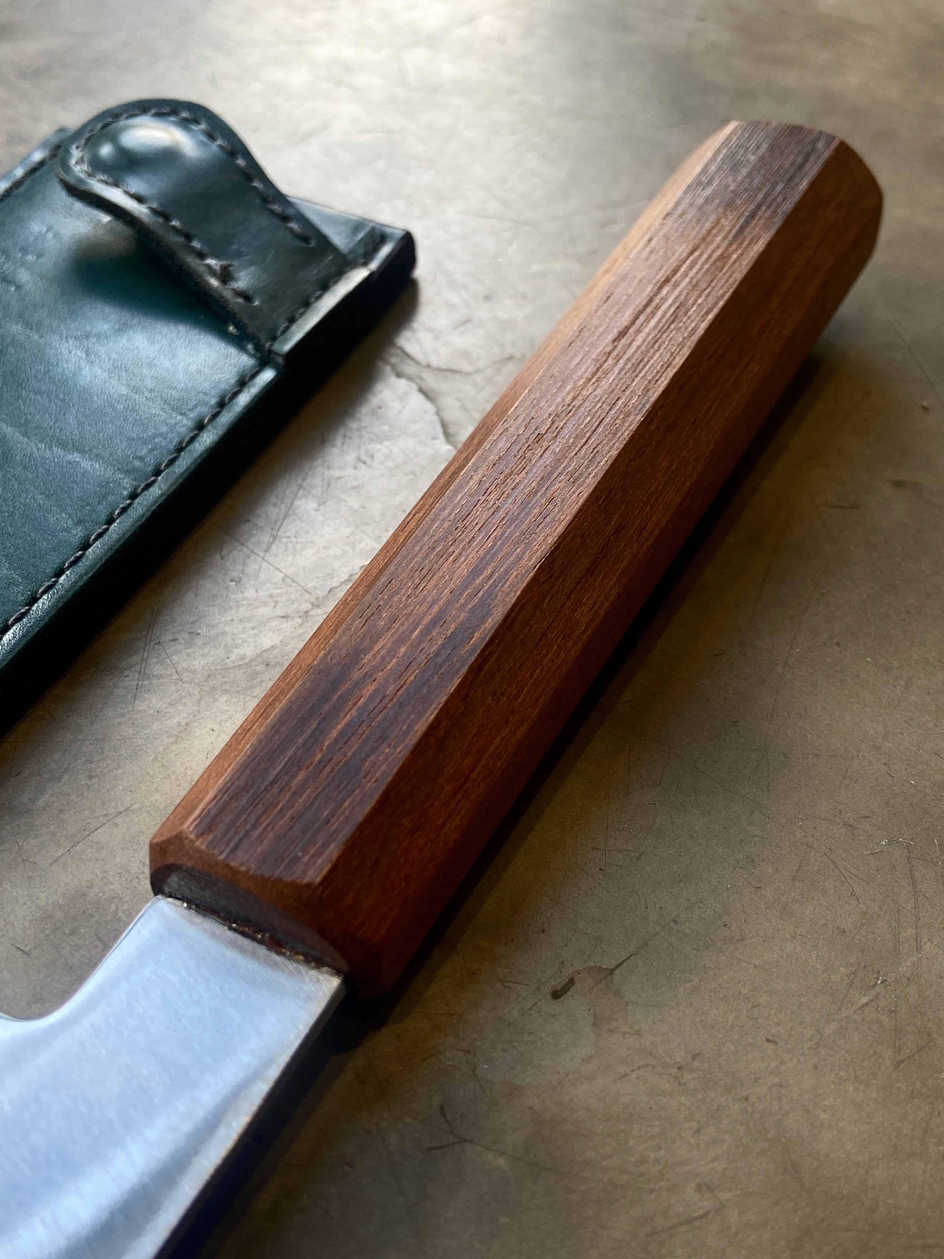 Jun 210mm Stainless Wa-Gyuto with Borneo Ironwood Handle