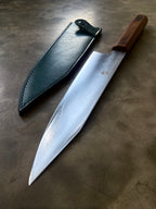 Jun 210mm Stainless Kiritsuke Wa-Gyuto with Borneo Ironwood Handle