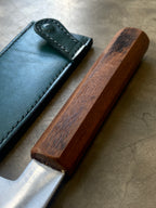 Jun 210mm Stainless Kiritsuke Wa-Gyuto with Borneo Ironwood Handle