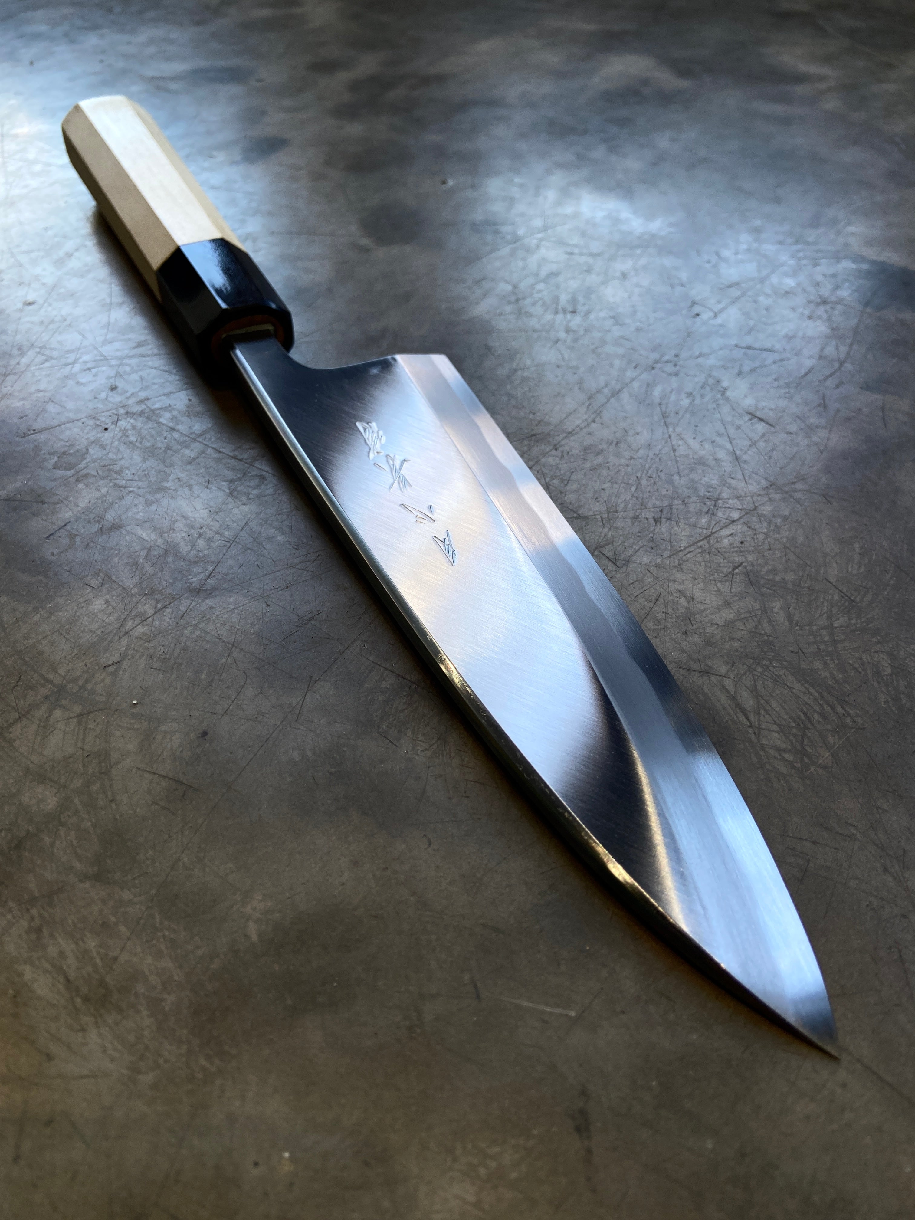 Gesshin Kagekiyo 180mm Blue #1 Left-Handed Deba