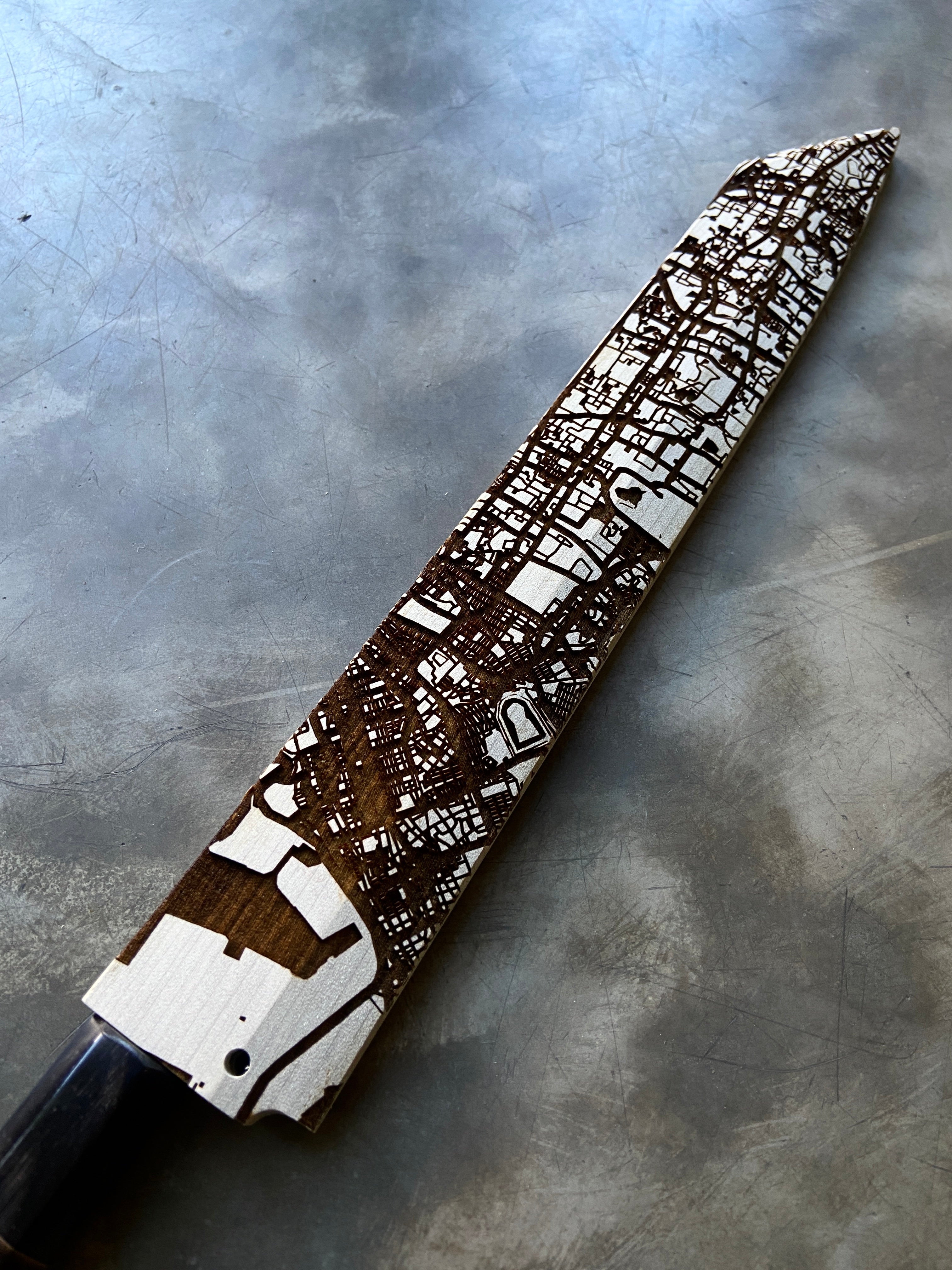 Instagram Special - Gesshin Uraku 270mm White #2 Kiritsuke Yanagiba