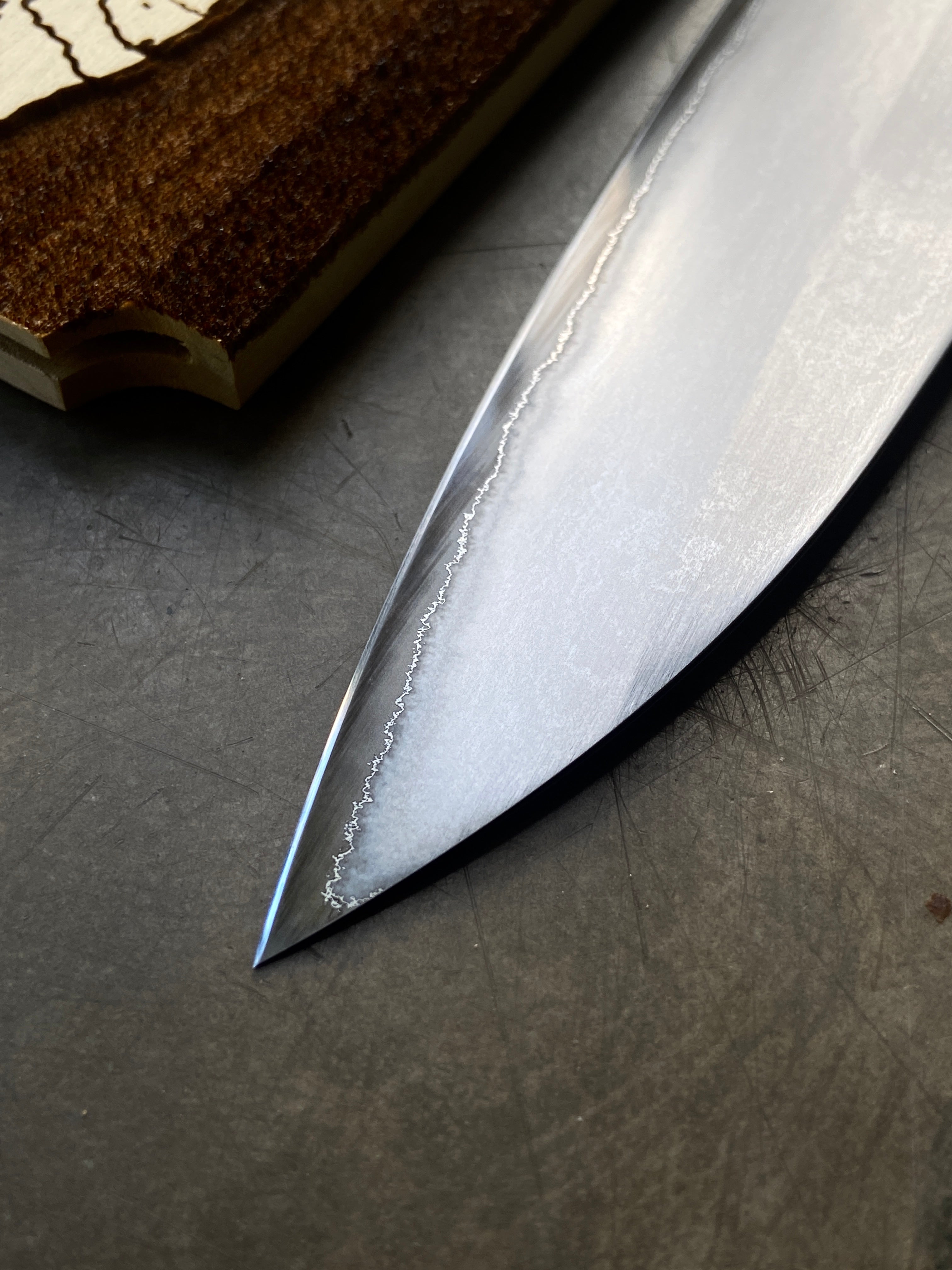 Instagram Special - Ikazuchi 240mm Stainless Clad White #1 Wa-Gyuto ver. 2