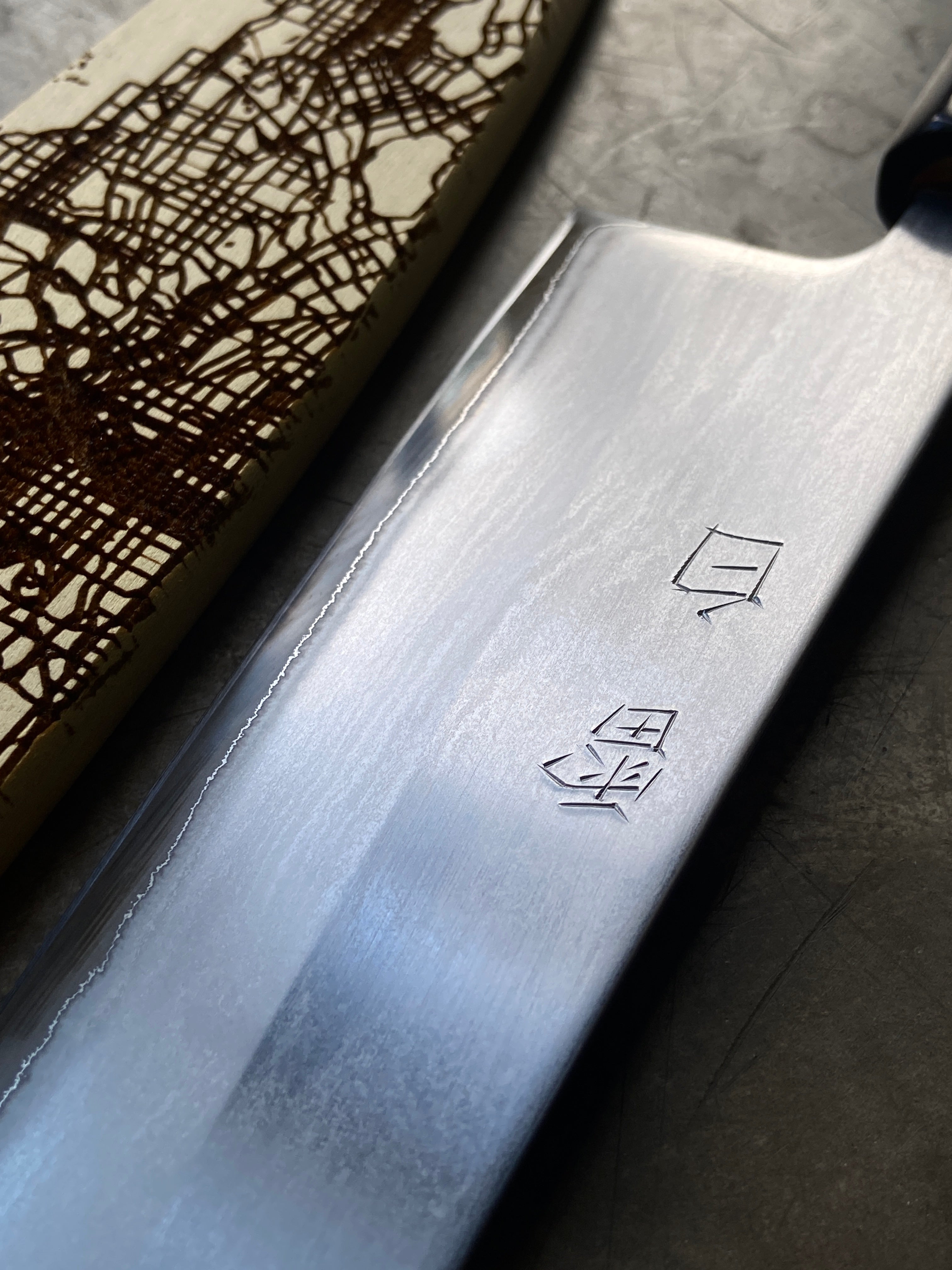 Instagram Special - Ikazuchi 240mm Stainless Clad White #1 Wa-Gyuto ver. 2