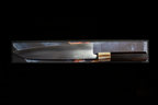 Zakuri 240mm Blue Super Migaki Wa-Gyuto (Ebony Handle)