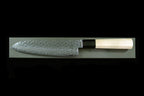 Gonbei 180mm Hammered Damascus Santoku