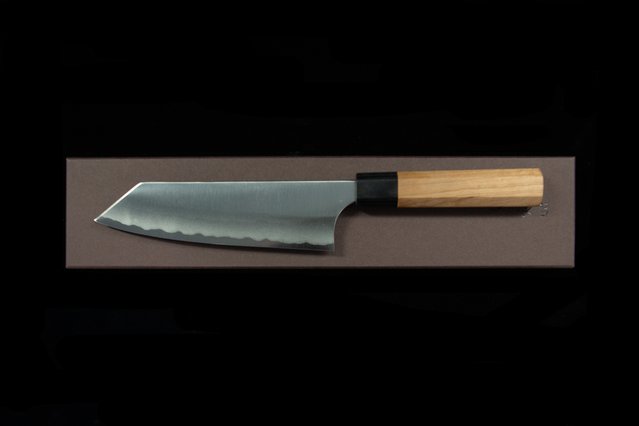 Yoshimi Echizen 165mm Stainless Clad White #2 Migaki Santoku