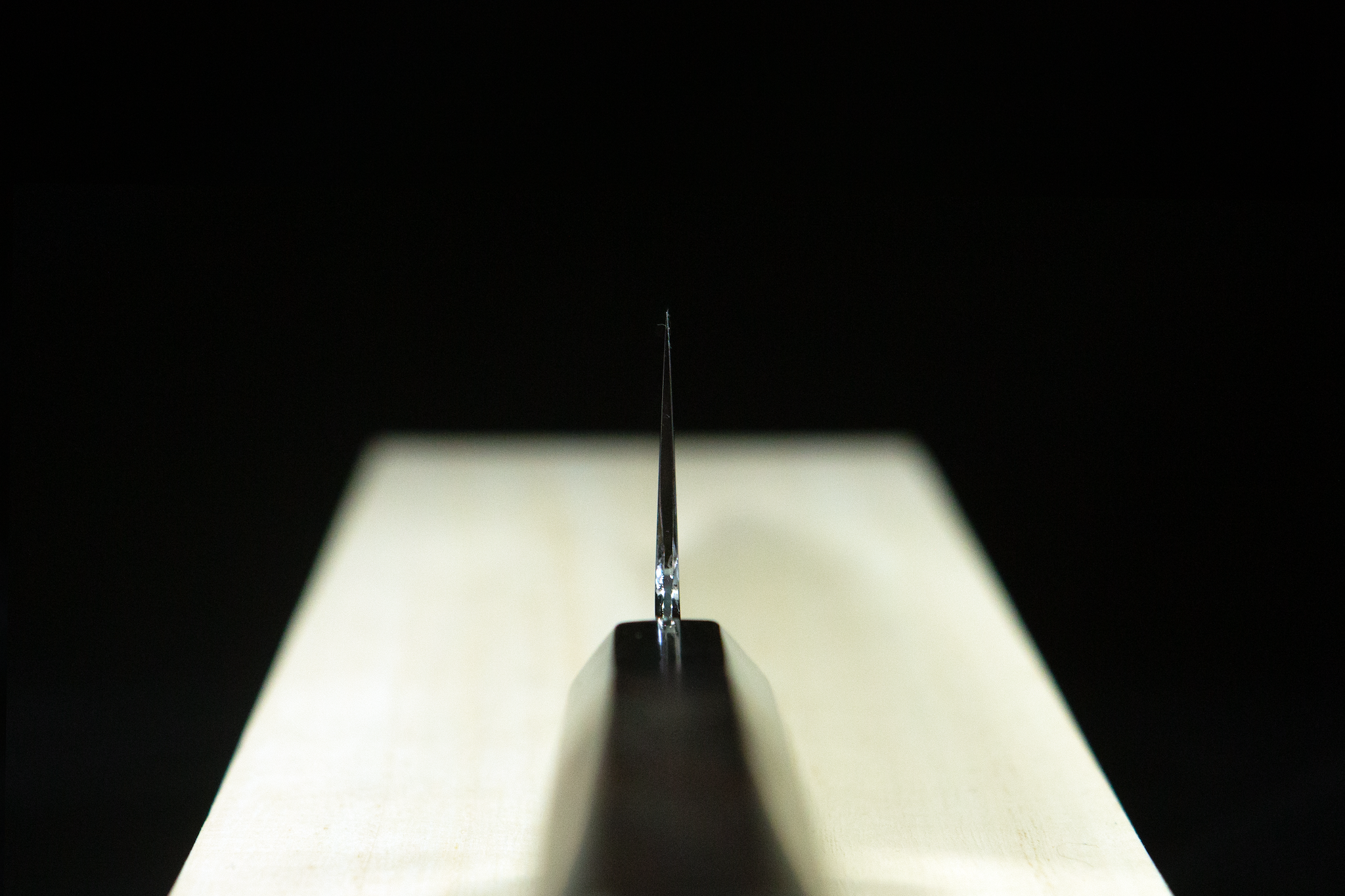 Gesshin Uraku 240mm White #1 Mizu-Honyaki Wa-Gyuto