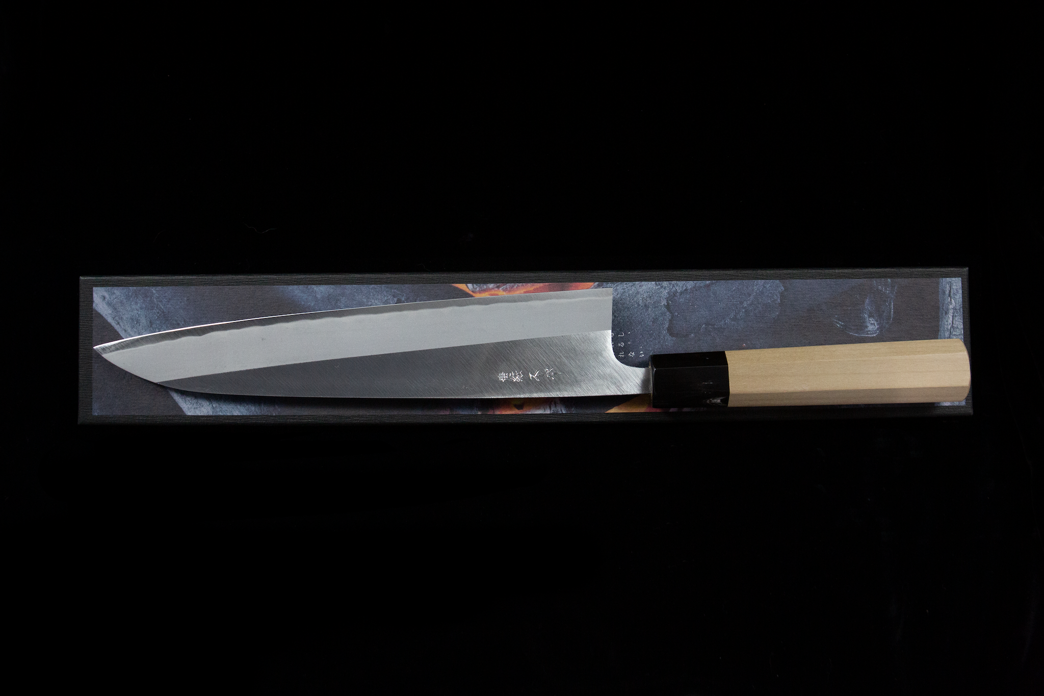Zakuri 240mm Blue Super Migaki Wa-Gyuto