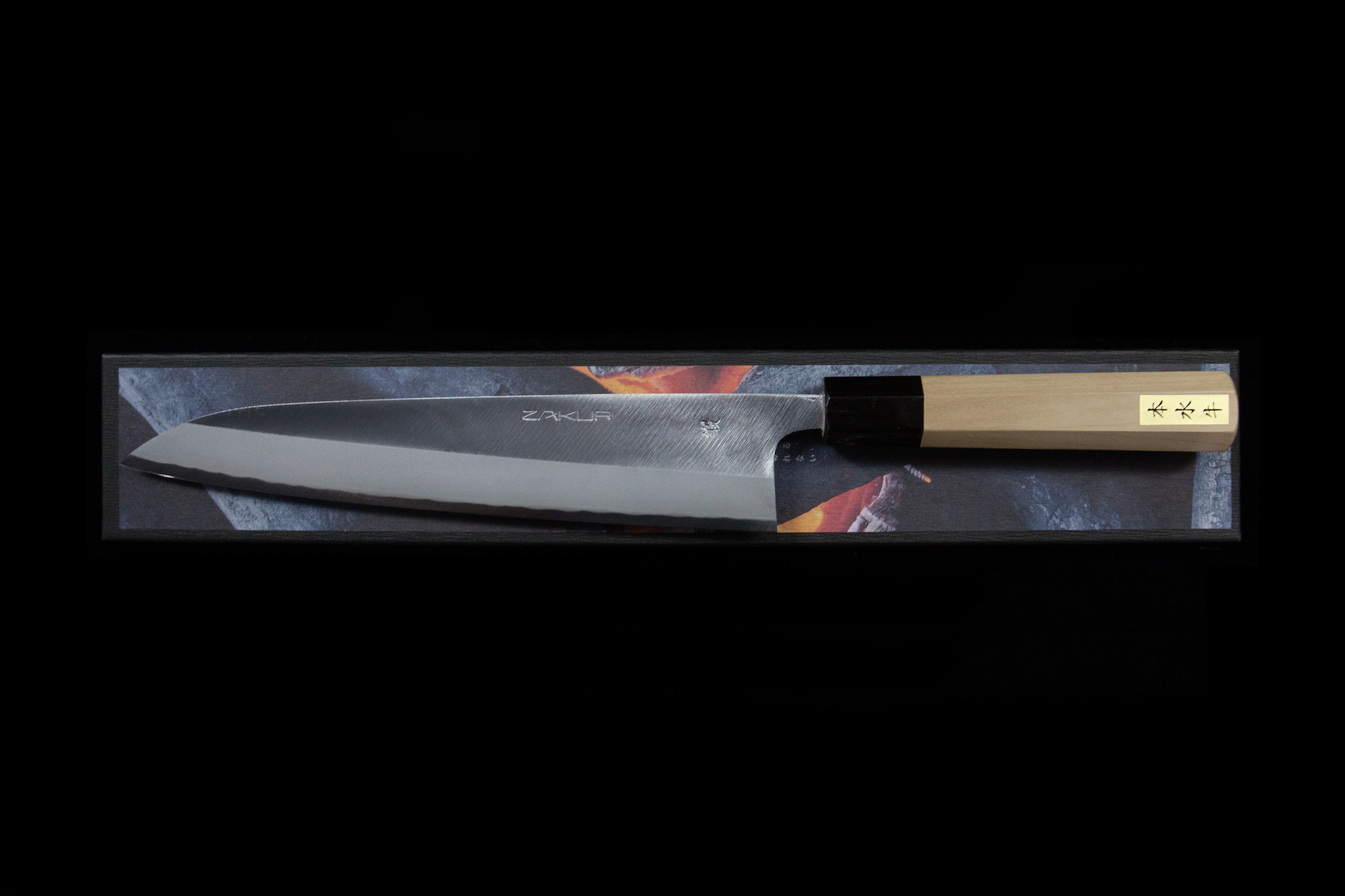 Zakuri 240mm Blue Super Migaki Wa-Gyuto