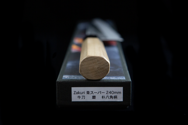 Zakuri 240mm Blue Super Migaki Wa-Gyuto