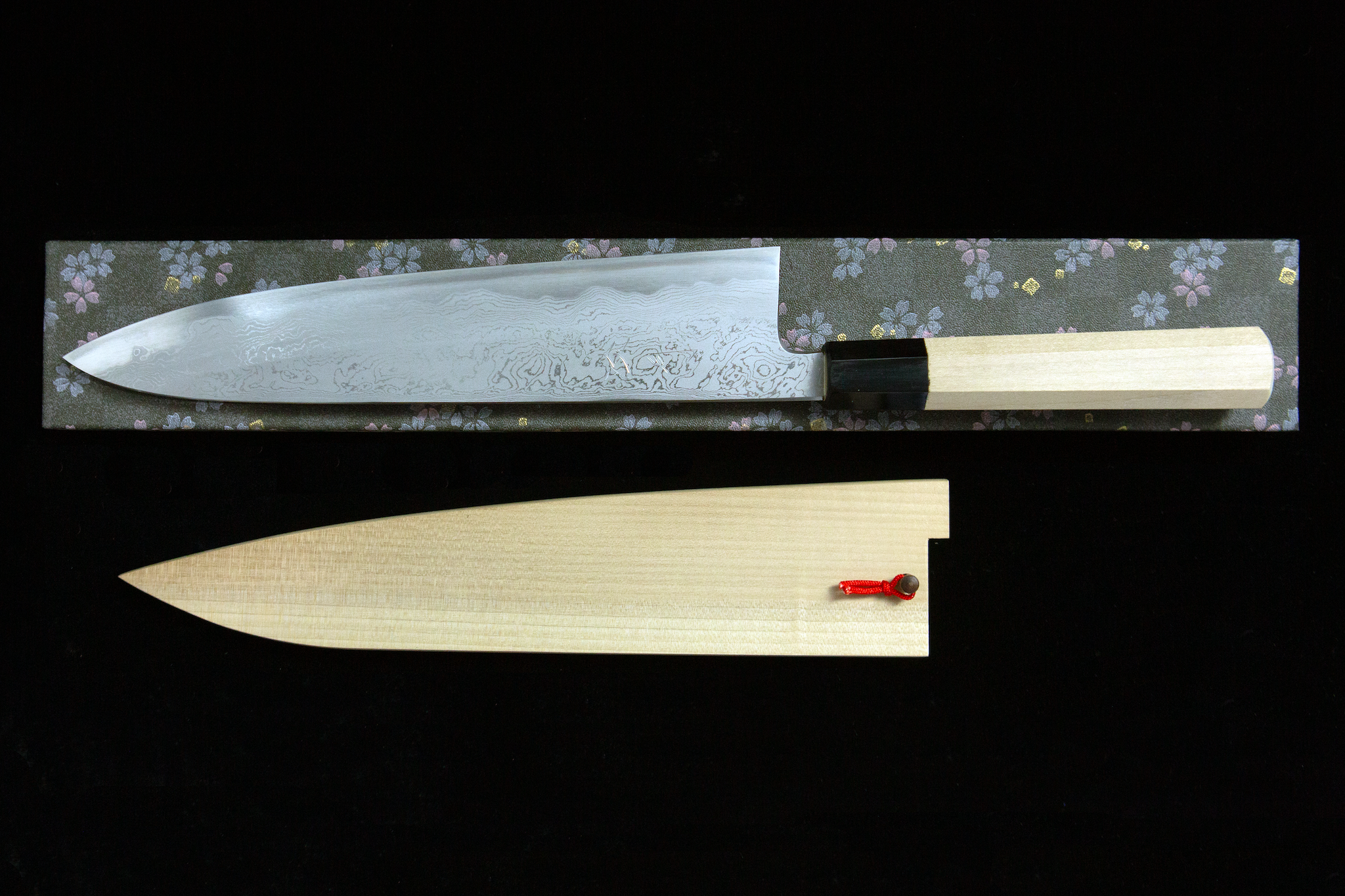 Tangetsu 270mm Blue #1 Suminagashi Wa-Gyuto