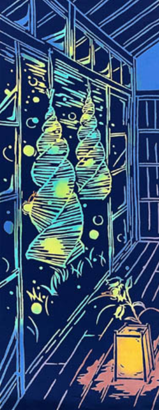 Tenugui - Hotarukago (Firefly Cage)