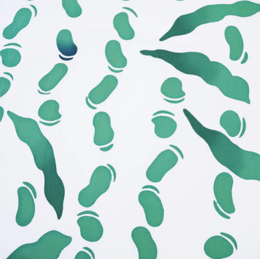 Tenugui - Soramame (Fava Beans)