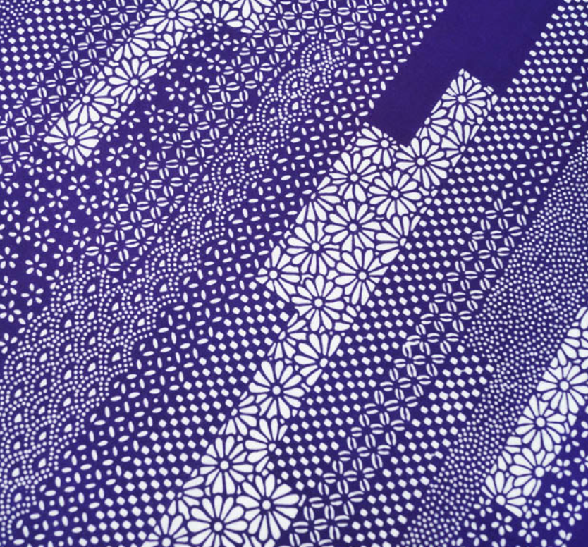 Tenugui - Kiritsugi Komon (Cutting and Patching Small Crests)