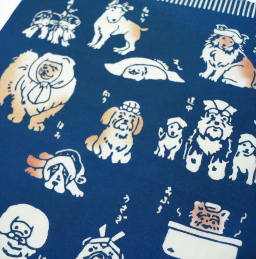 Tenugui - Tenugui Inu (Dogs and Tenugui)