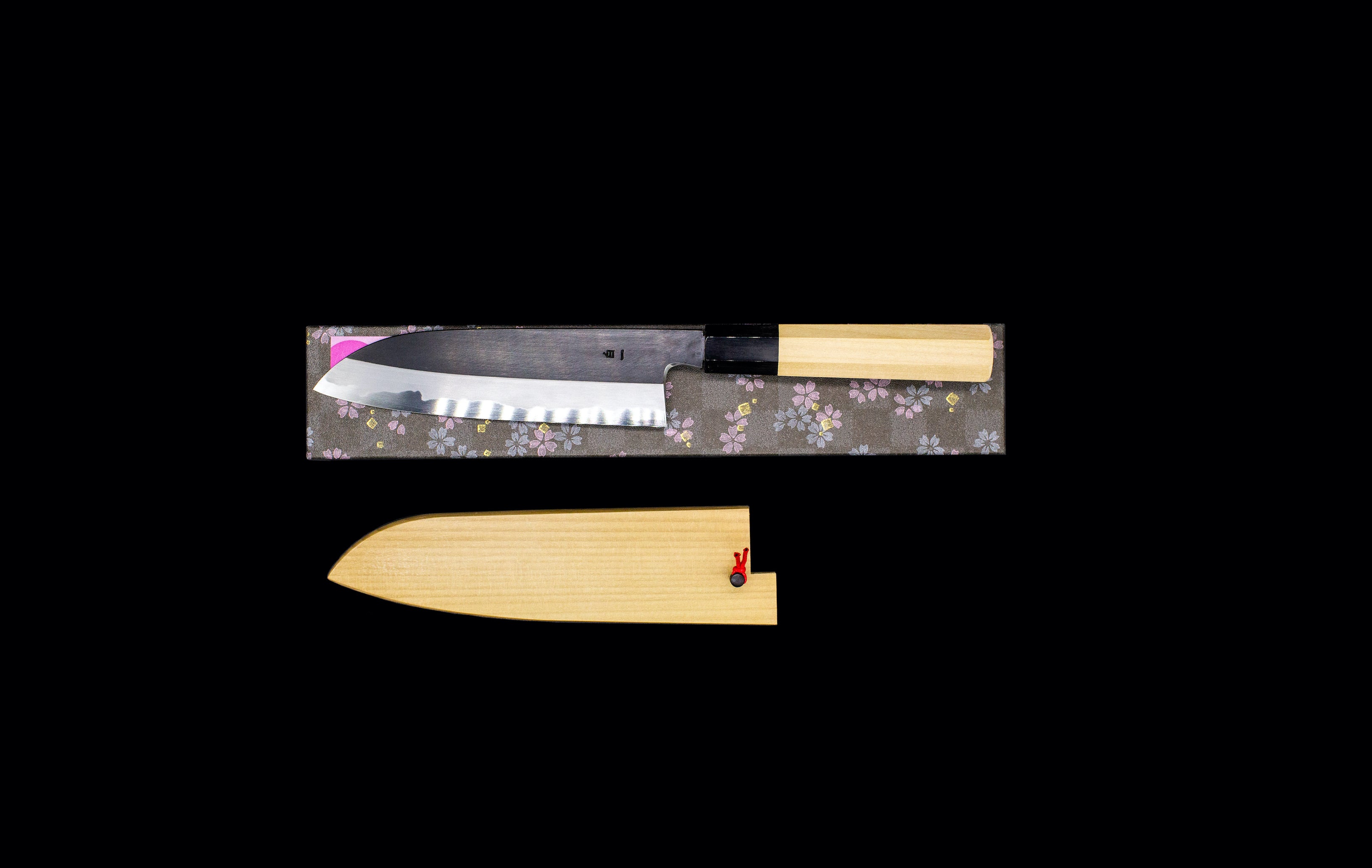 Tangetsu 180mm White #1 Kurouchi Wa-Santoku