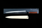 Gesshin Stainless Damascus 300mm Yanagiba