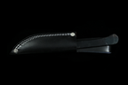 Zakuri 100mm Blue #2 Kurouchi Damascus Utility Knife