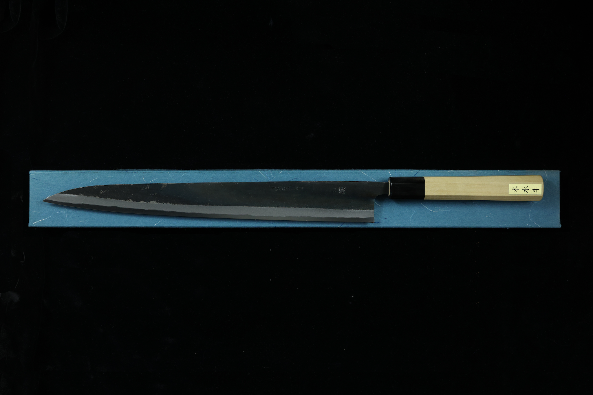 Zakuri 330mm Blue #1 Kurouchi Wa-Sujihiki