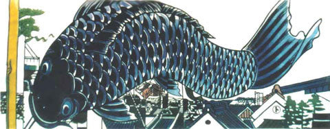 Tenugui - Koinobori (Horizontal)